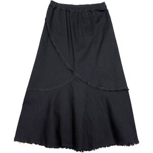 Studio West Apparel Black Fishtail Denim Skirt – Size 8, EUC